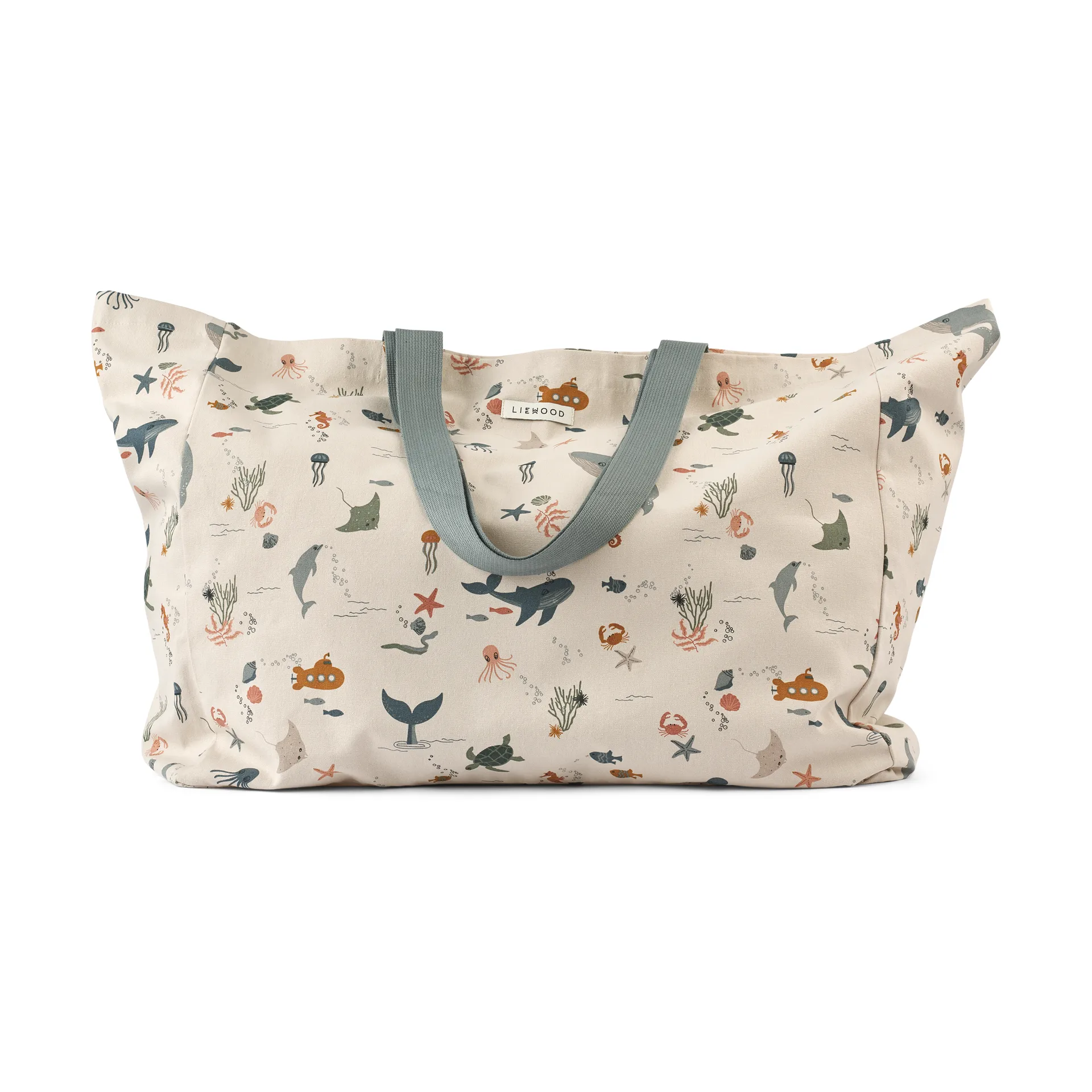 Bolsa tote maxi 54,4×46 cm, Sea creature-sandy Liewood