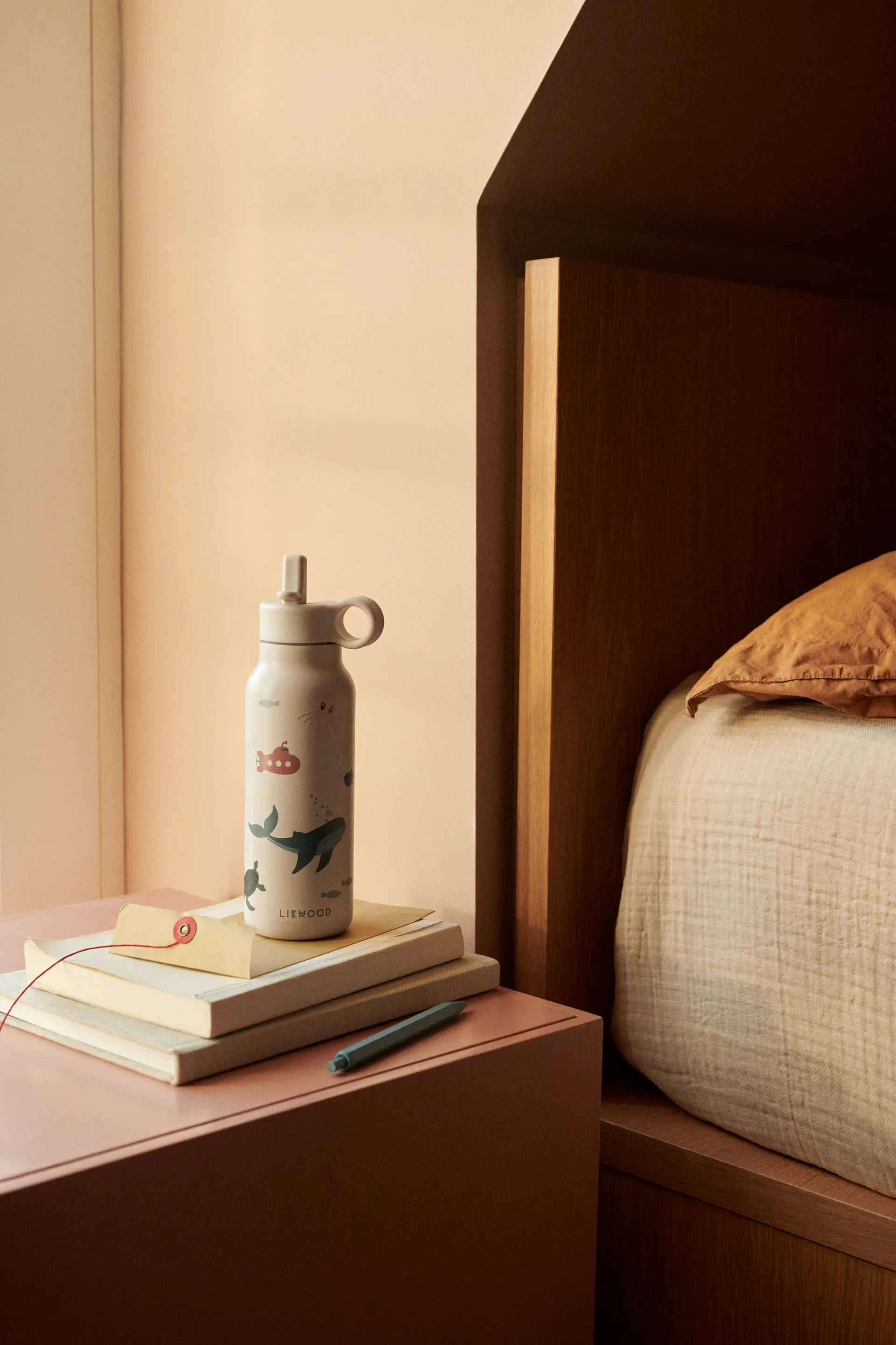 Botella de agua Falk 35 cl, Sea creature-Sandy Liewood