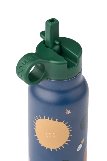 Botella de agua Falk 35 cl - Universe-Classic navy - Liewood