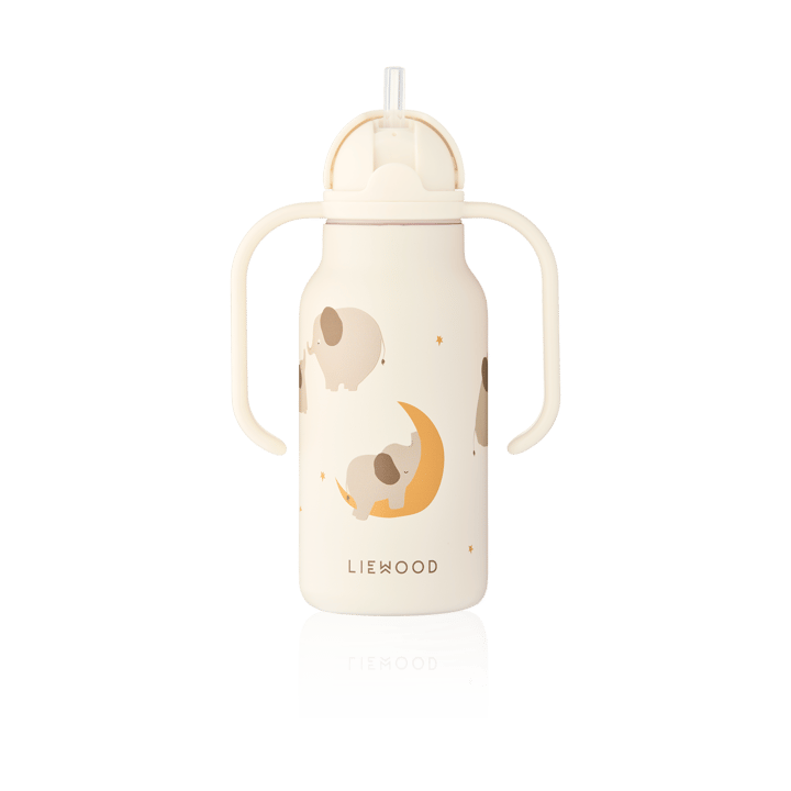 Botella de agua Kimmie 25 cl, Elephant-Creme de la creme Liewood