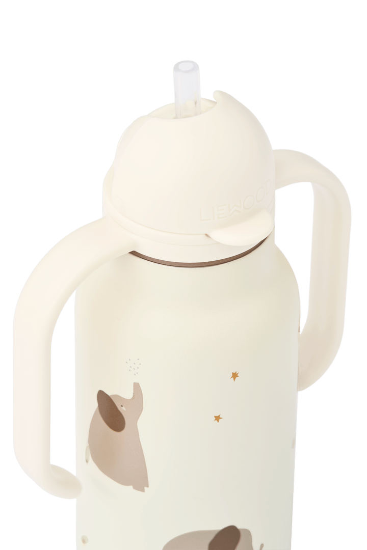 Botella de agua Kimmie 25 cl, Elephant-Creme de la creme Liewood