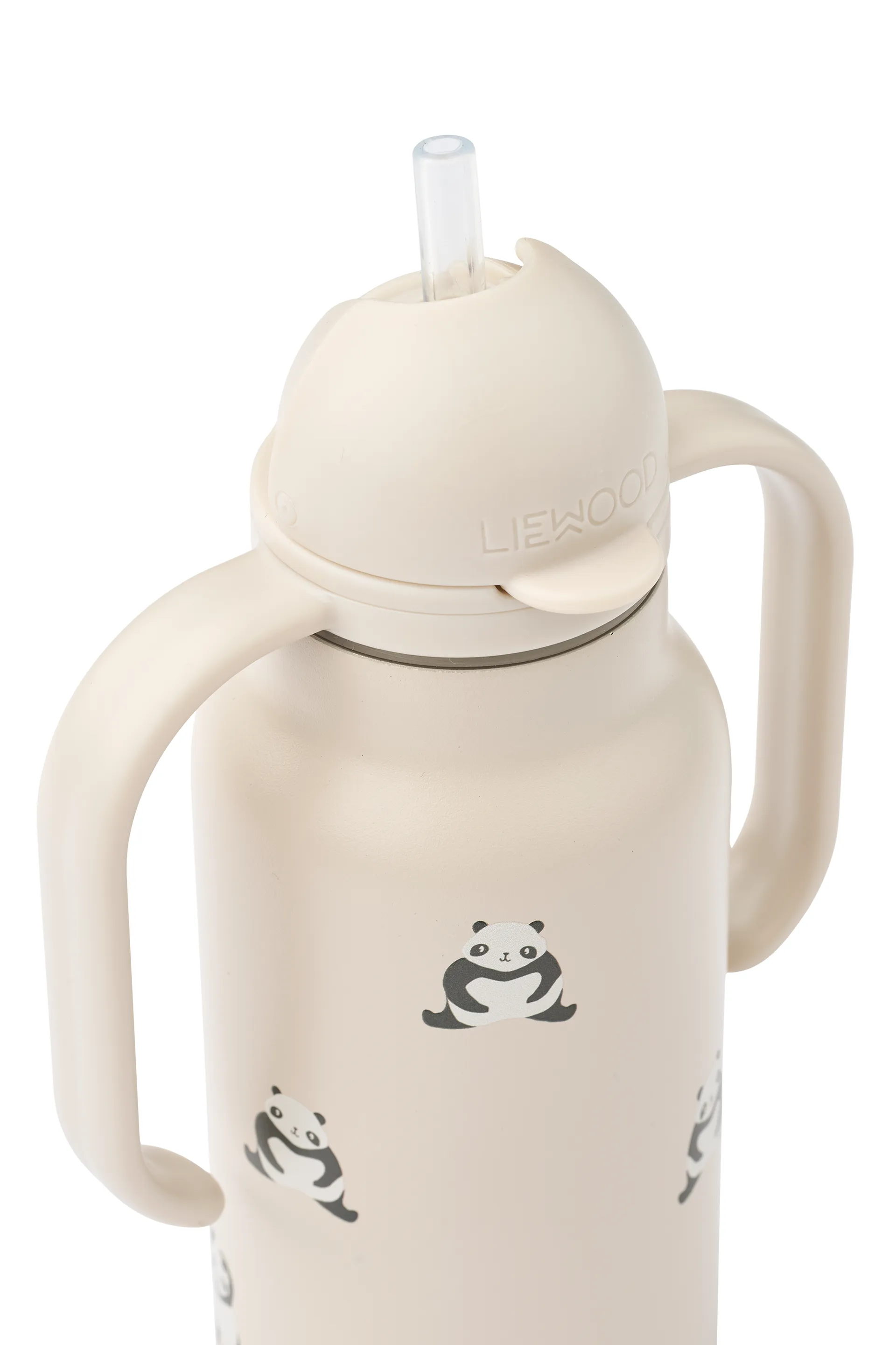 Botella de agua Kimmie 25 cl, Mini panda-sandy Liewood