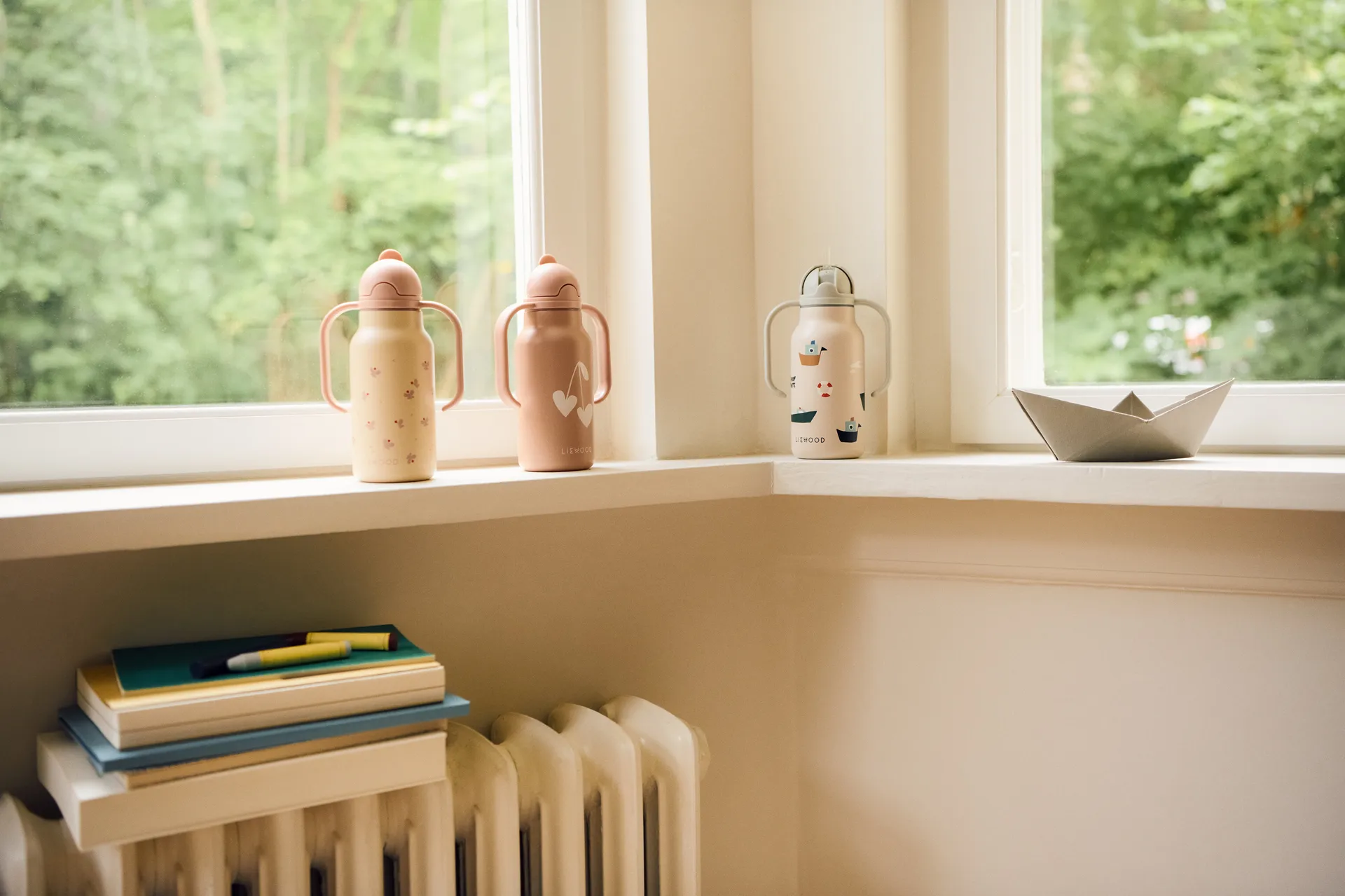 Botella de agua Kimmie 25 cl, Sailing-sandy Liewood