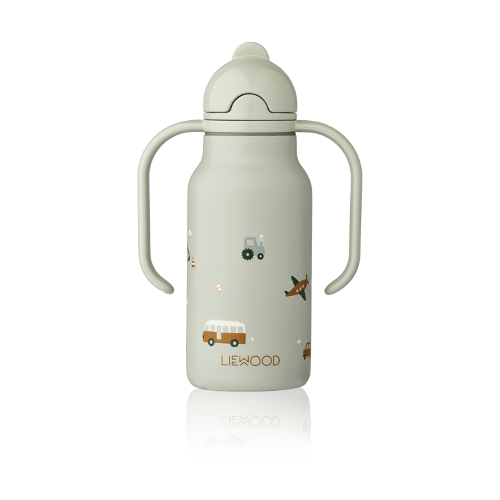 Botella de agua Kimmie 25 cl - Vehicles-Dove blue - Liewood