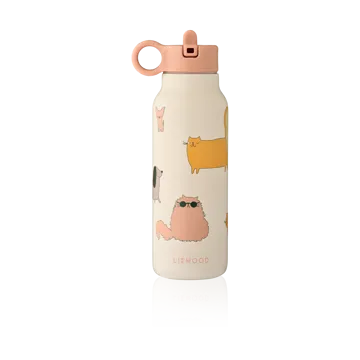 Botella Falk 35 cl - Gatos y Perros-Sandy - Liewood