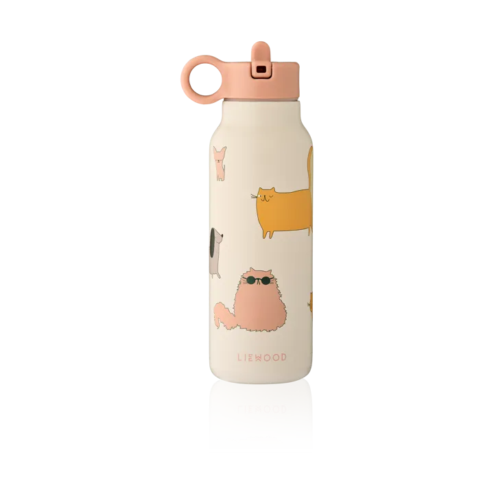 Botella Falk 35 cl - Gatos y Perros-Sandy - Liewood