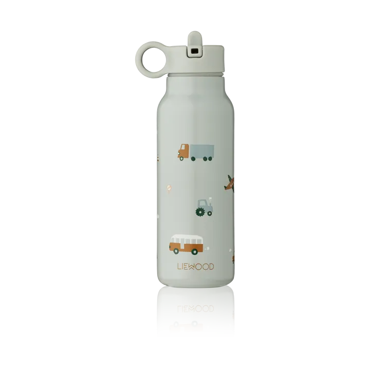Botella Falk 35 cl - Vehicles-dove blue mix - Liewood