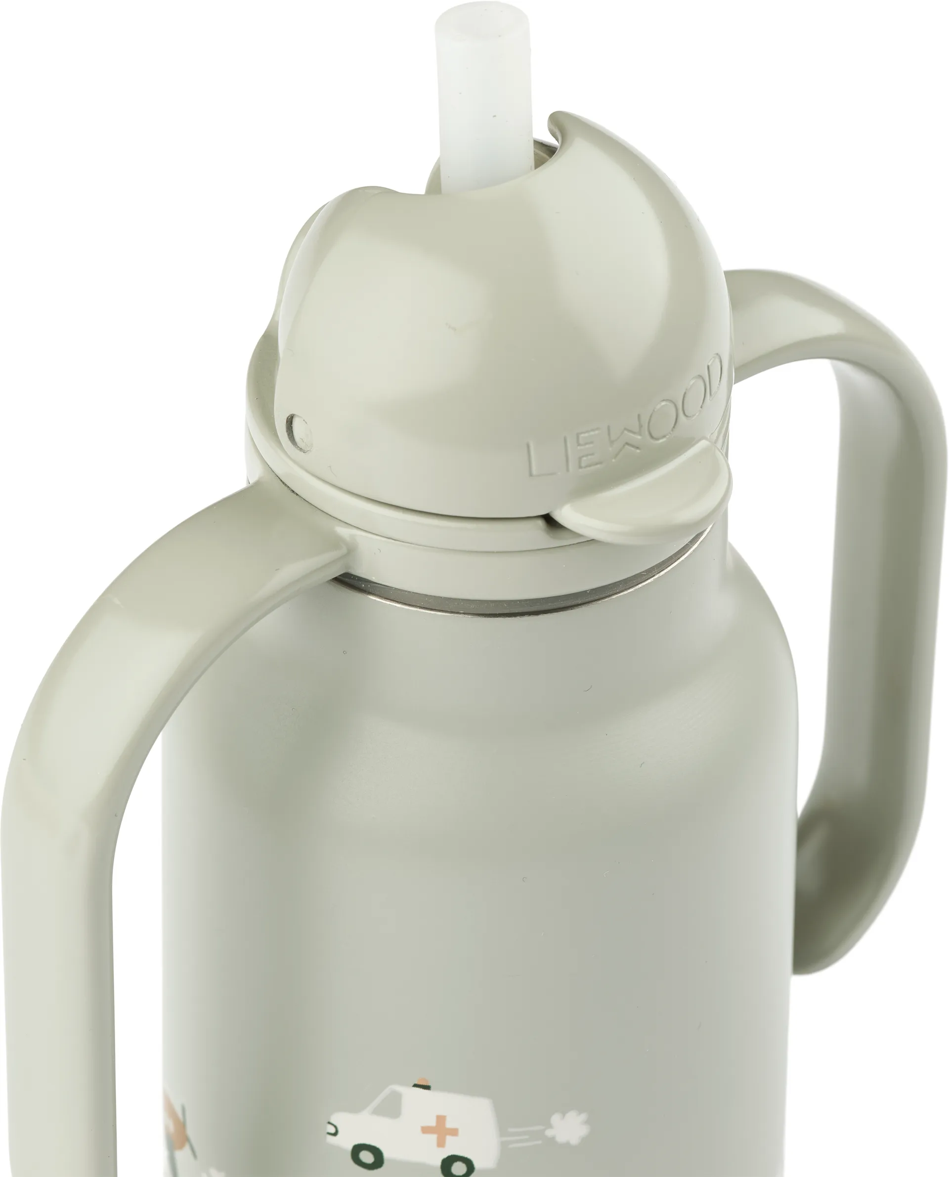 Botella Kimmie 25 cl, Vehicles-Dove blue Liewood