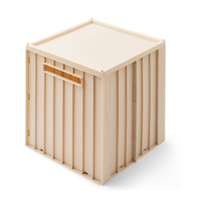 Caja de almacenamiento Elijah con tapa 31x31 cm - Arenoso - Liewood
