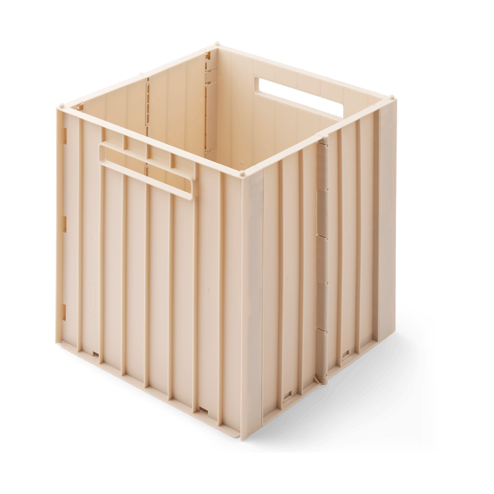 Caja de almacenamiento Elijah con tapa 31x31 cm, Arenoso Liewood