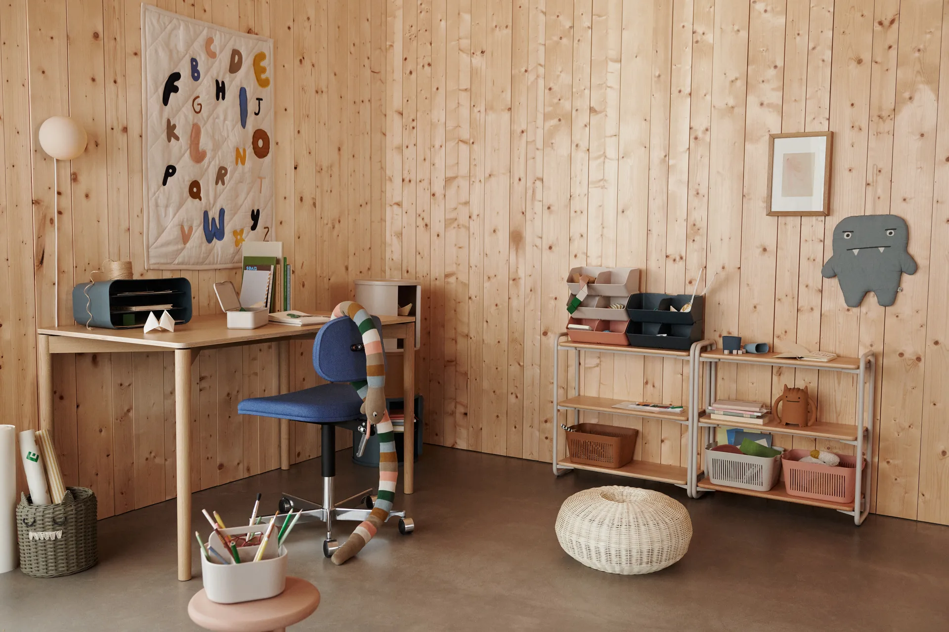 Caja de almacenamiento Hope storage caddy 17x32 cm, Whale blue Liewood