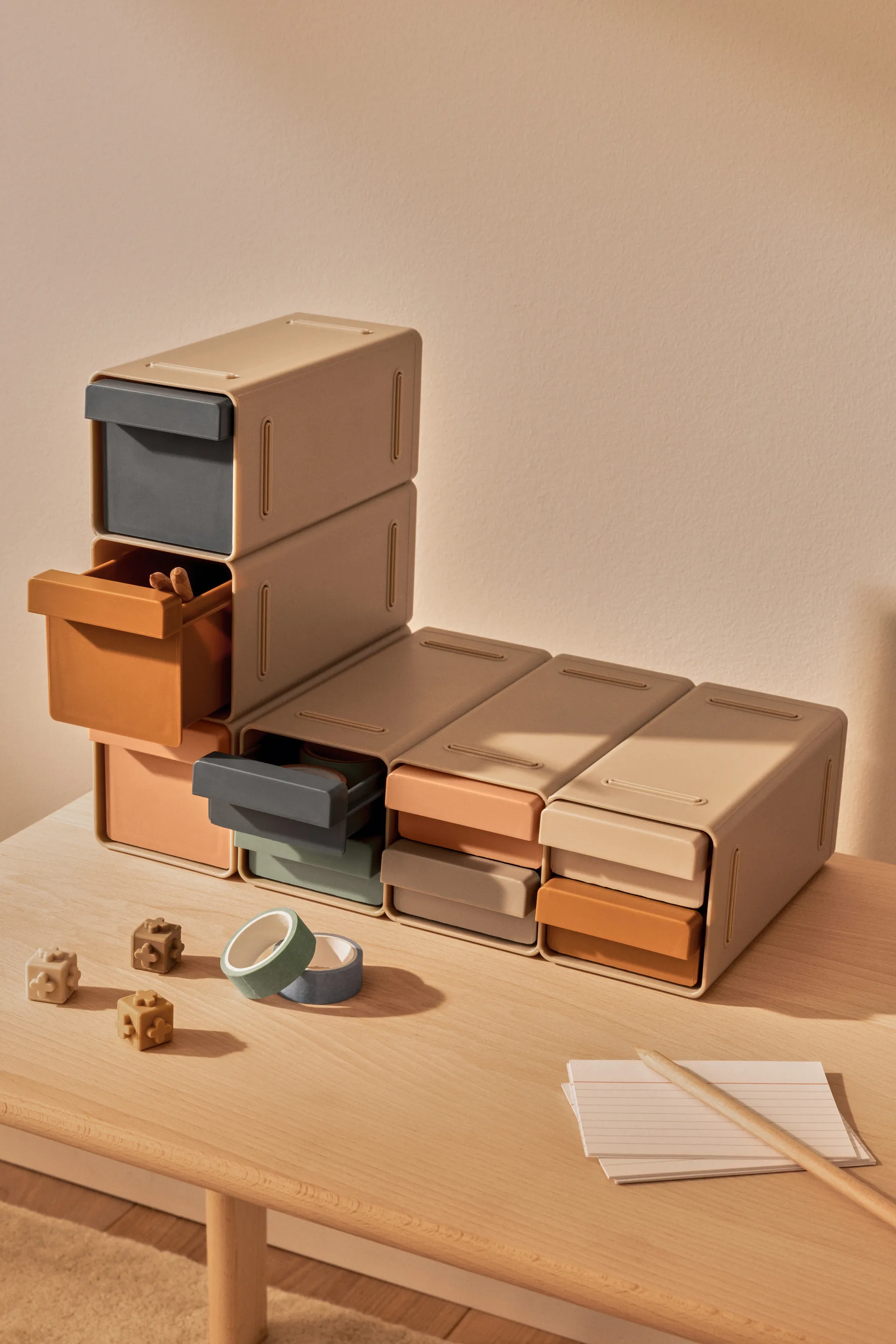 Caja de almacenamiento Kylian, Mezcla múltiple arenosa Liewood