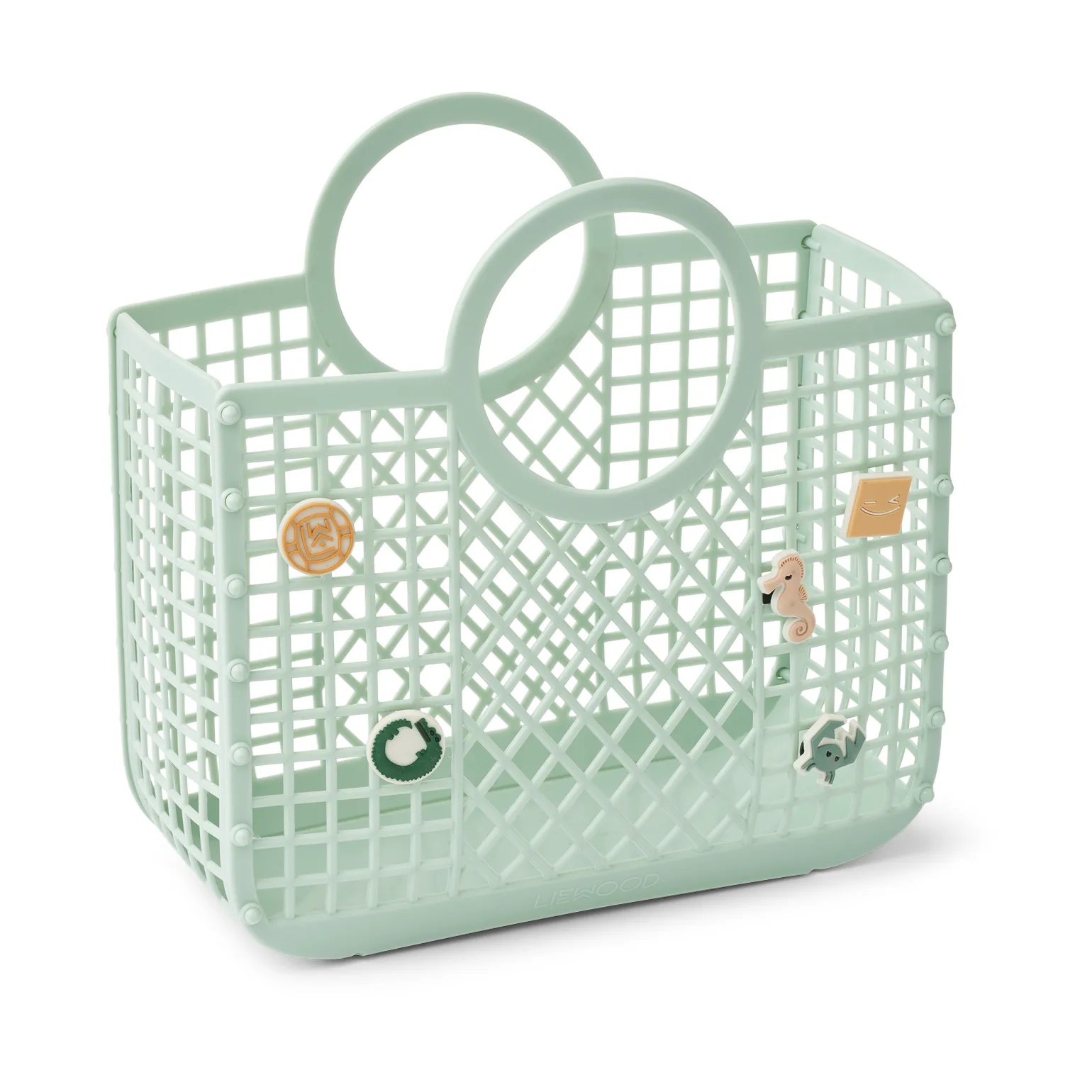 Cesta Samantha con charms, Light Peppermint Liewood