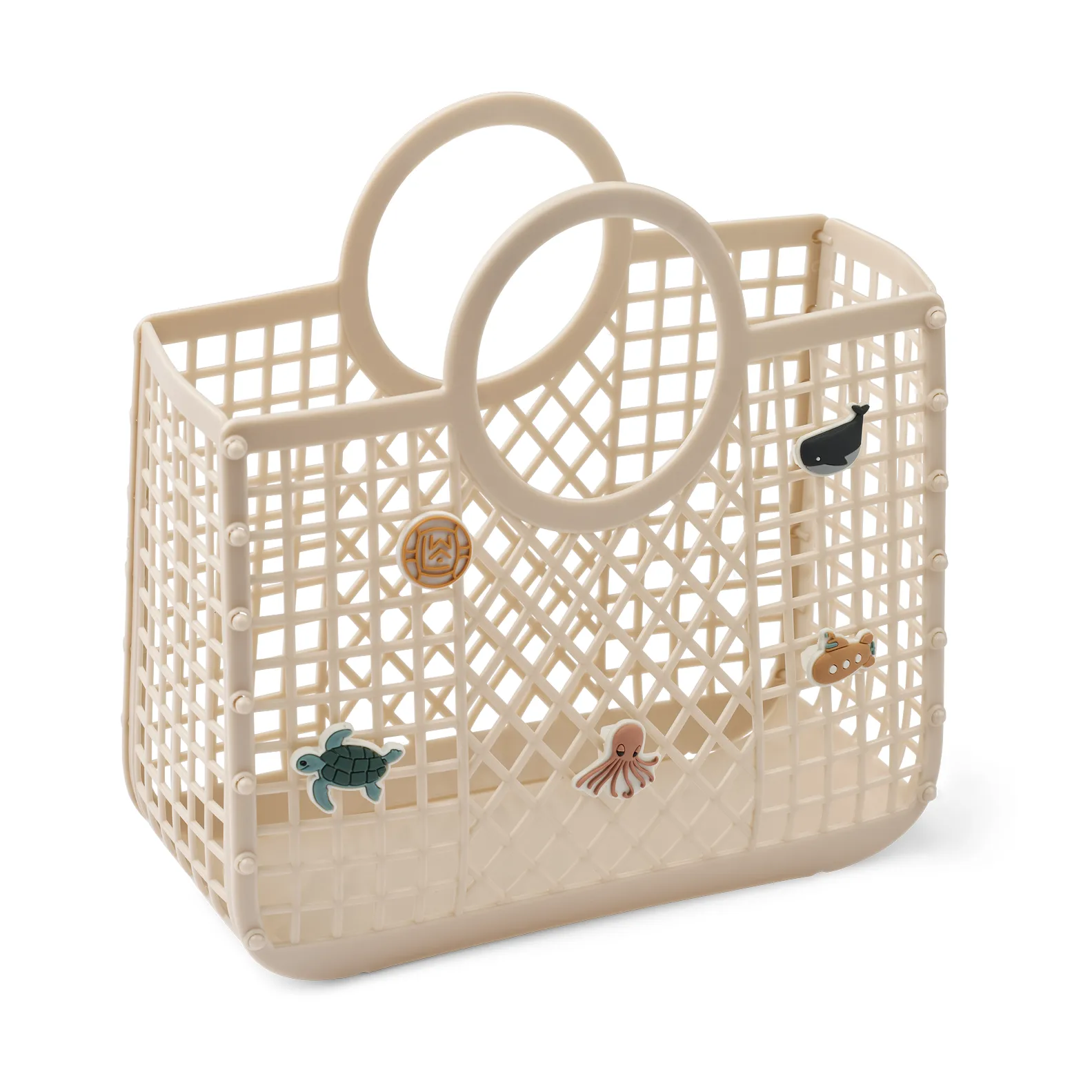 Cesta Samantha con charms, Sandy Liewood