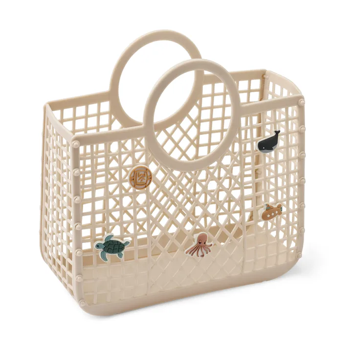 Cesta Samantha con charms - Sandy - Liewood