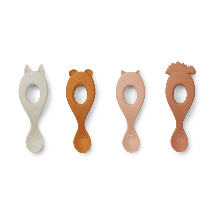 Cuchara Livia 4 piezas - Rose mix - Liewood