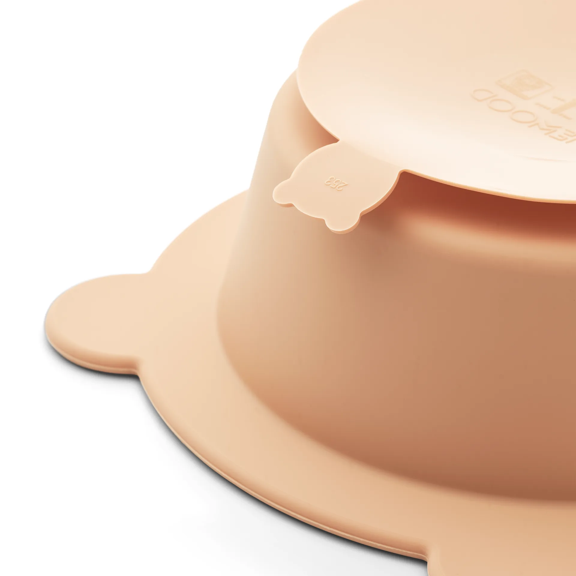 Cuenco con ventosa Peony Ø16 cm 2 piezas, Mustard-tuscany rose mix Liewood