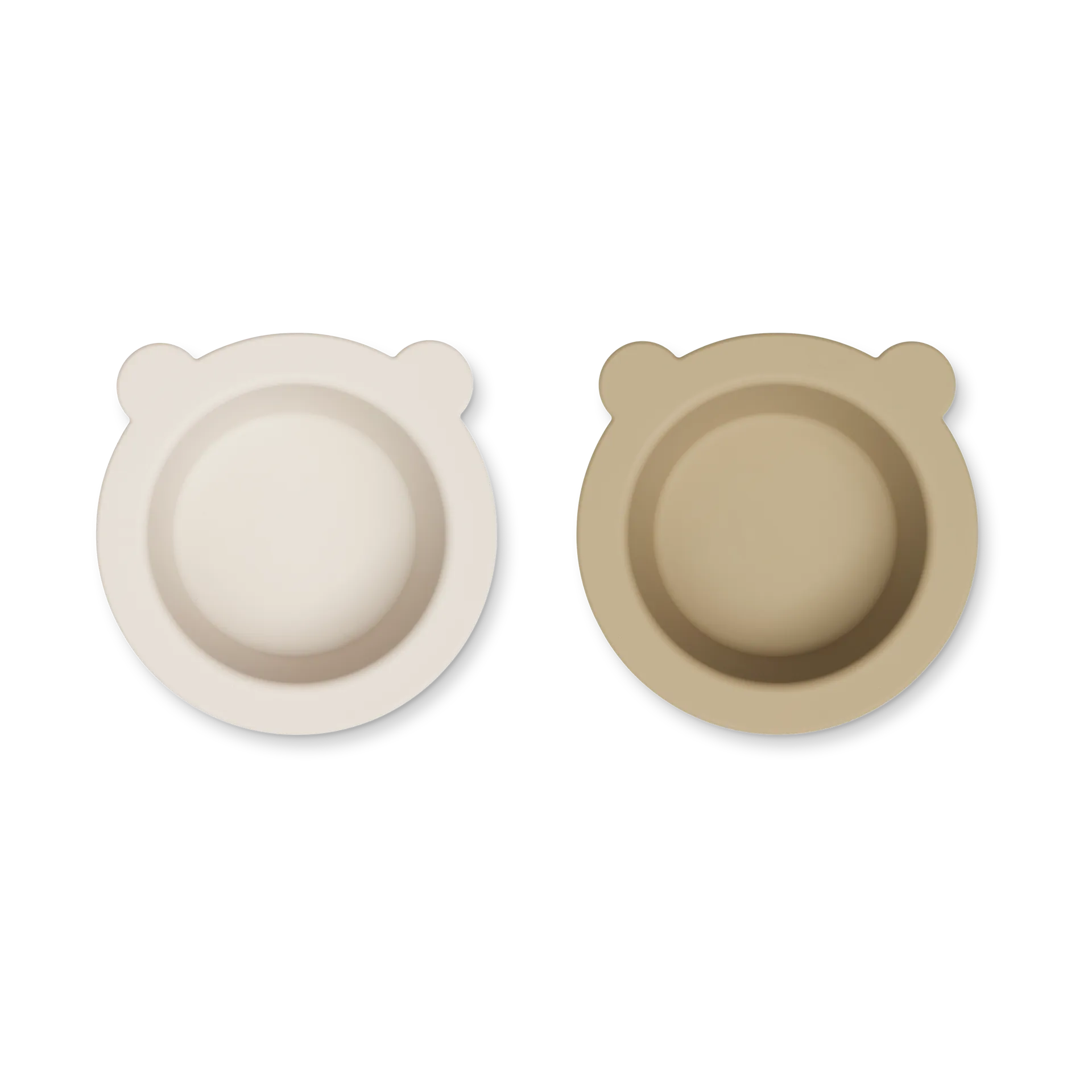 Cuenco con ventosa Peony Ø16 cm 2 piezas, Sandy-Oat Liewood