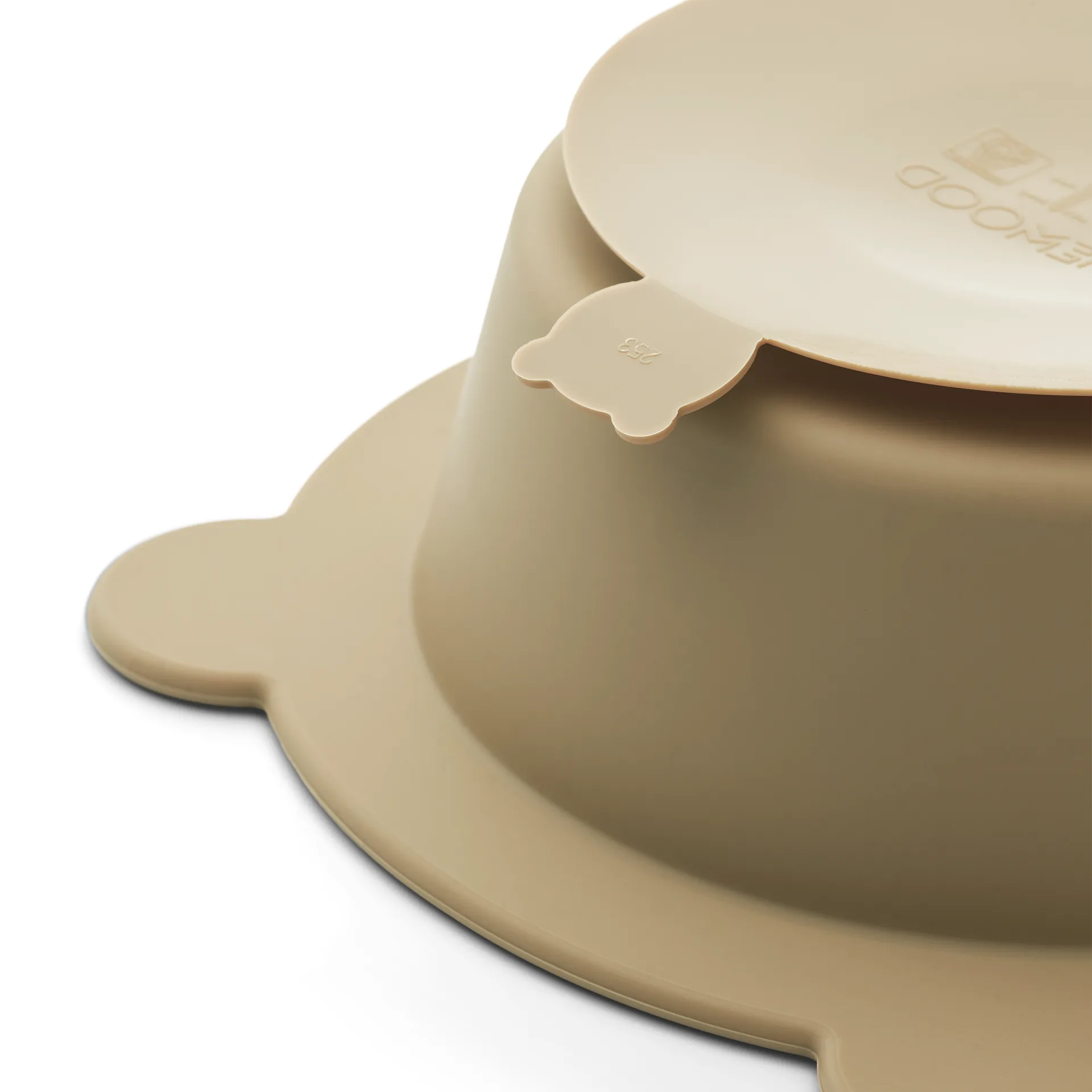 Cuenco con ventosa Peony Ø16 cm 2 piezas, Sandy-Oat Liewood