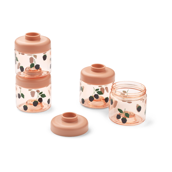 Dominique botes para comida infantil 100 ml pack de 4 - Berry-Pale Toscana - Liewood