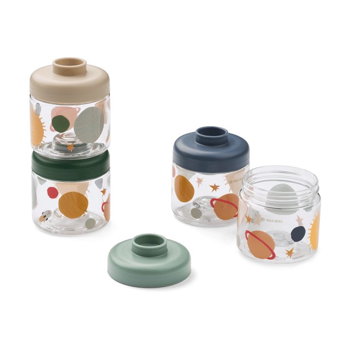 Dominique botes para comida infantil 100 ml pack de 4 - Universe-Classic navy - Liewood