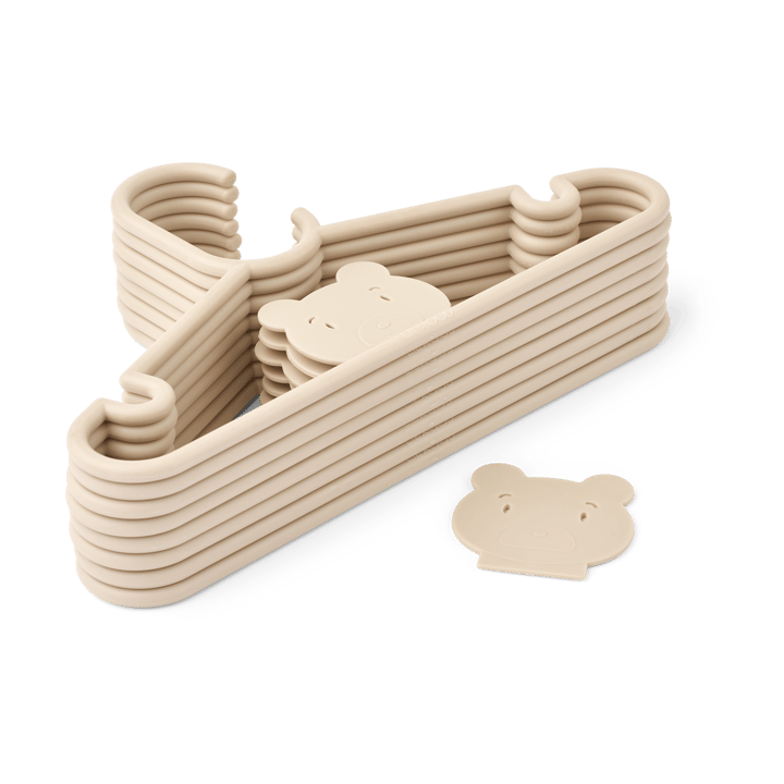Falton Mr Bear percha 8-pack - Mr bear-Sandy - Liewood