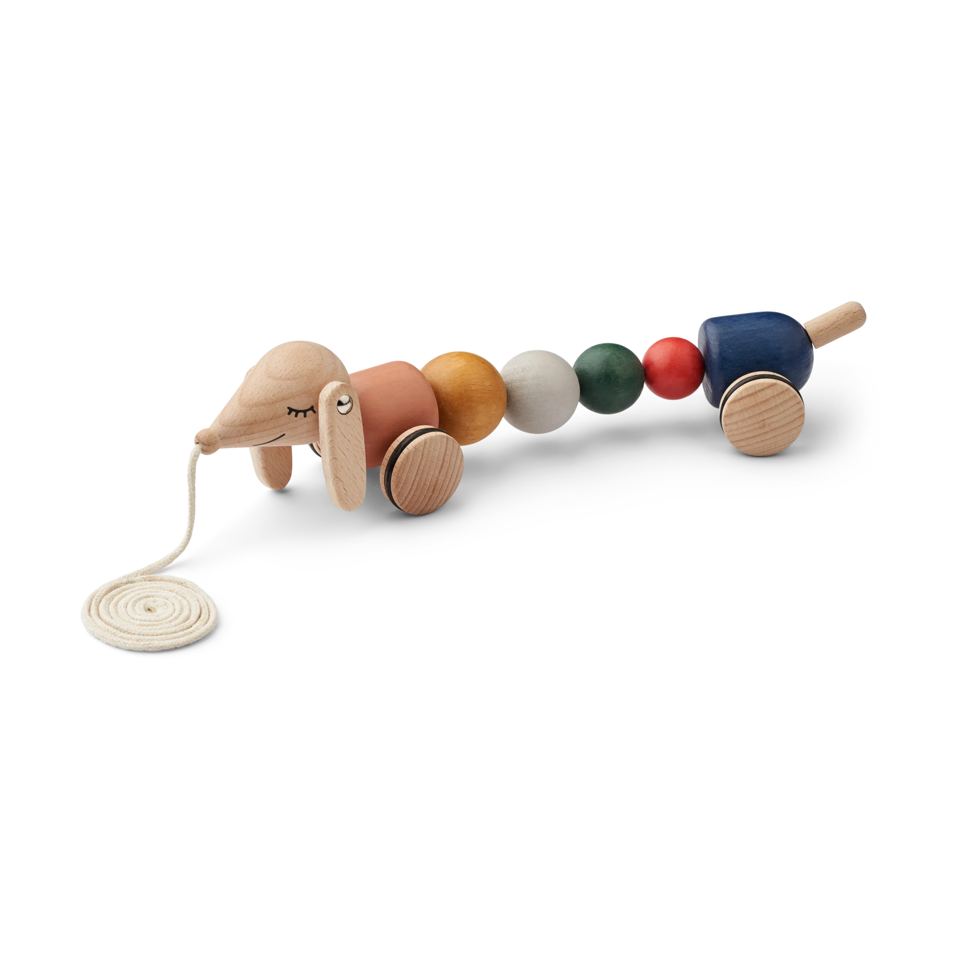 Juguete de arrastre Barthes, Golden caramel multi mix Liewood