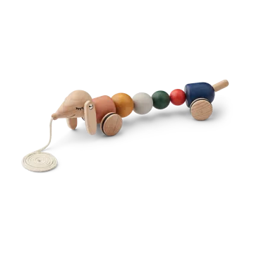 Juguete de arrastre Barthes - Golden caramel multi mix - Liewood