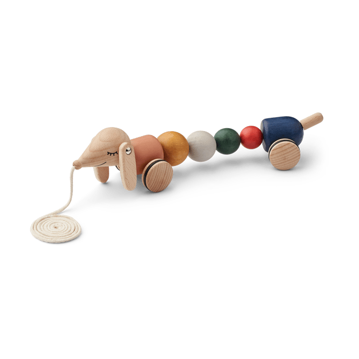 Juguete de arrastre Barthes - Golden caramel multi mix - Liewood