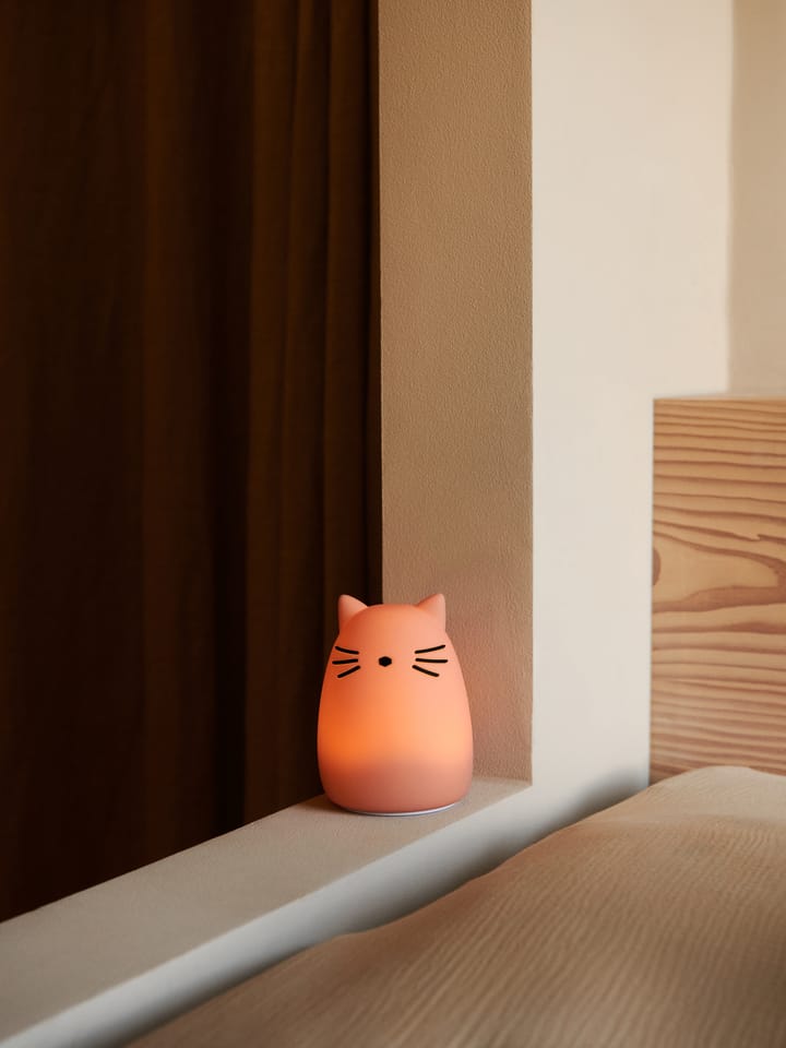 Lámpara nocturna Winston gato, Cat rose Liewood
