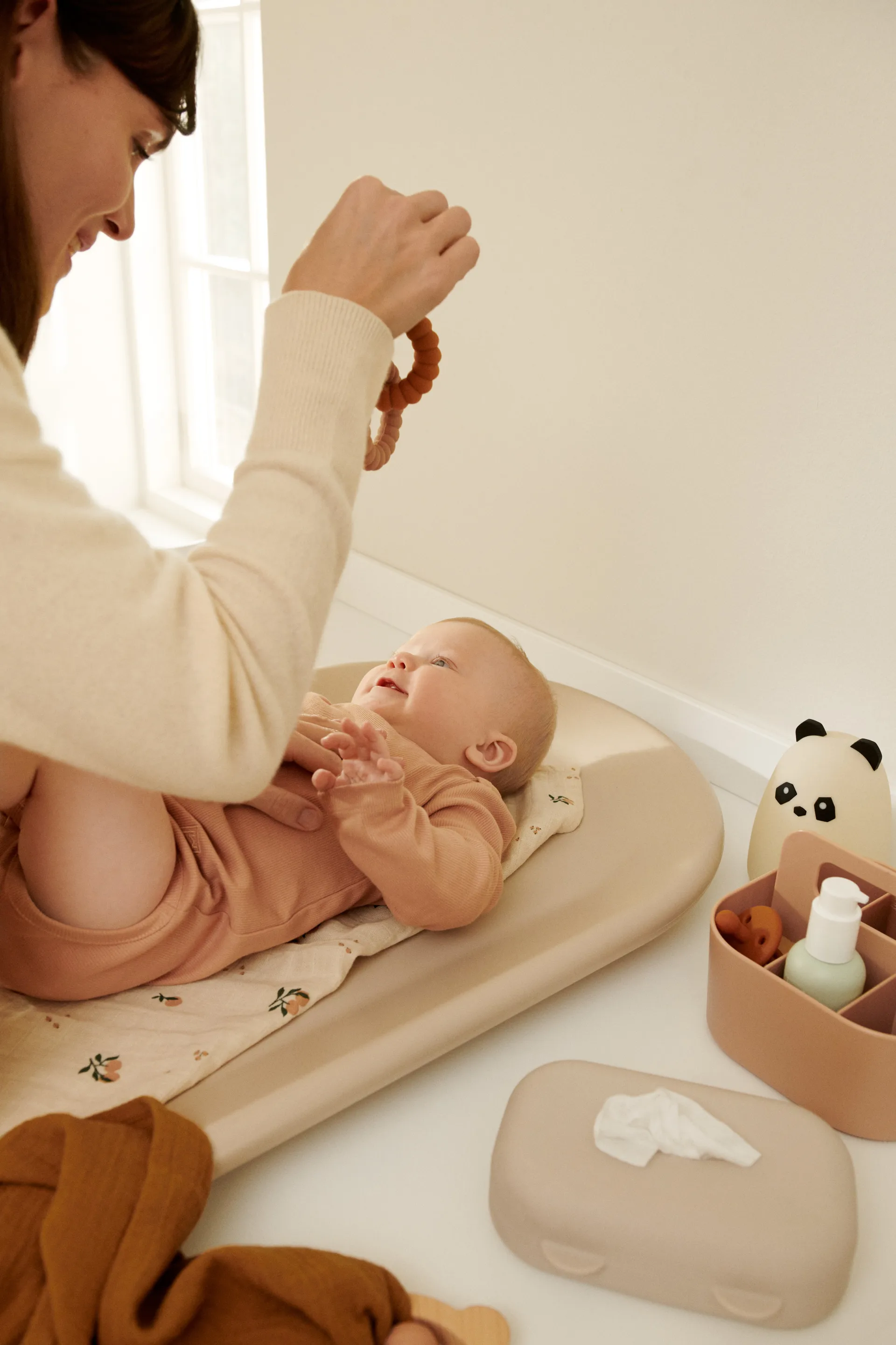 Lámpara nocturna Winston panda, Panda creme de la creme Liewood