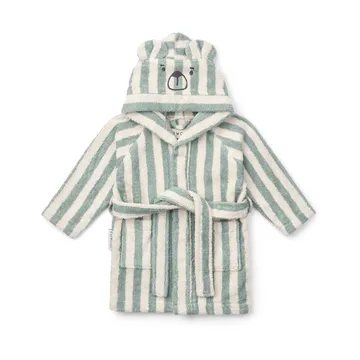 Lily albornoz peppermint crème de la crème stripe - 7-8 años - Liewood