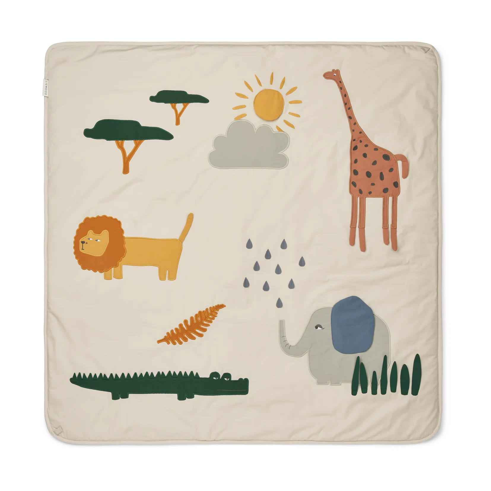 Manta Glenn 110x110 cm, Safari sandy mix Liewood