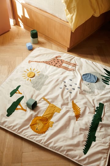 Manta Glenn 110x110 cm - Safari sandy mix - Liewood