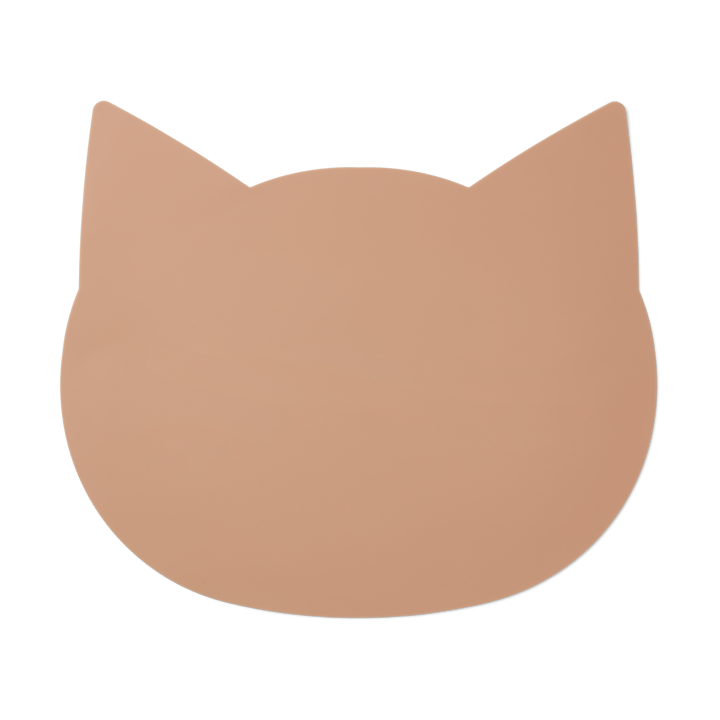 Mantel individual Aura gato - Dark rose - Liewood