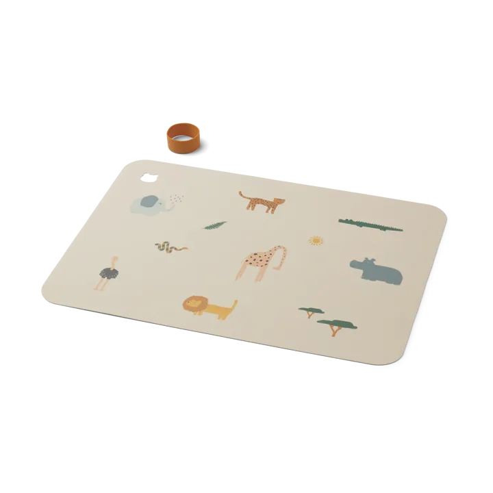 Mantel individual Jude 30,2x42,1 cm - Safari sandy mix - Liewood