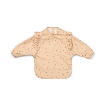 Merle babero con volante y manga - Mini Butterfly-apple blossom - Liewood