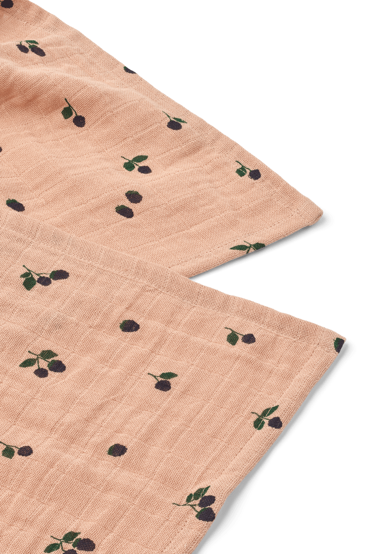 Muselina Lewis 2-pack 65x65 cm, Mini Berry-Pálido tuscany Liewood