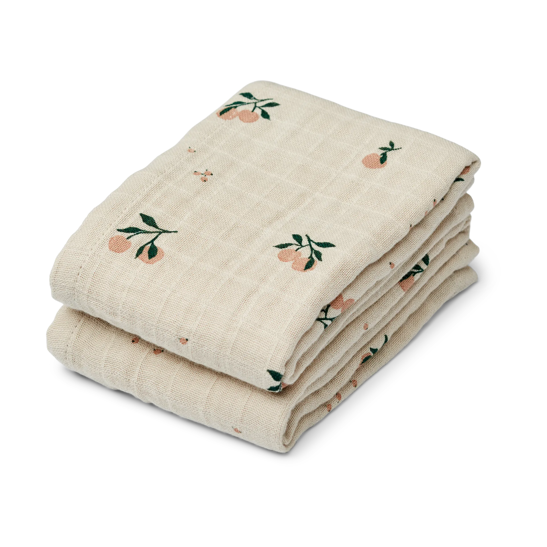 Muselina Lewis 2-pack 65x65 cm, Peach-Sea shell mix Liewood