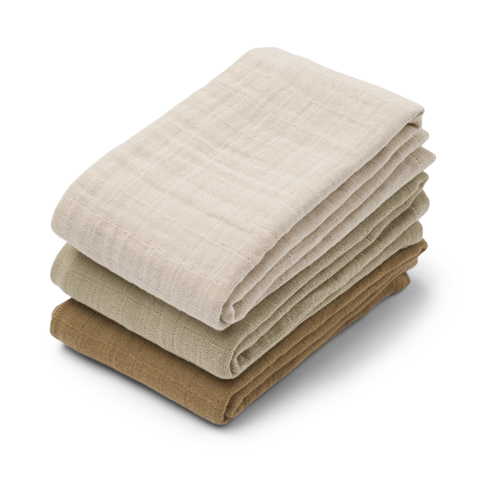 Muselina Lewis 3 piezas 65x65 cm - Sandy mix - Liewood