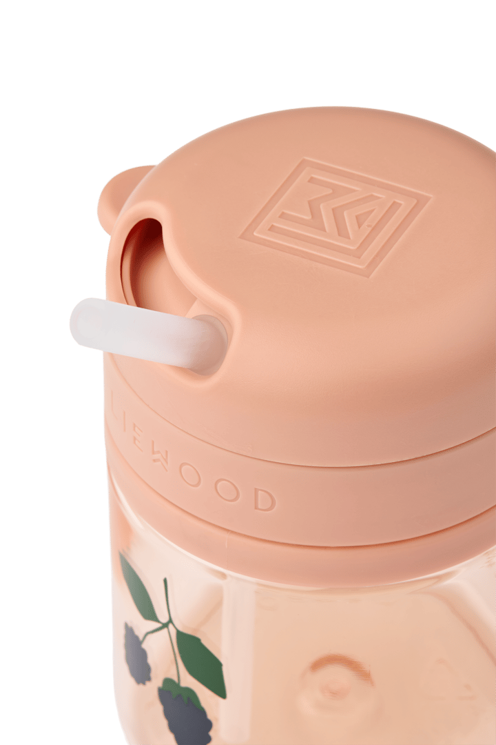 Pavia taza con pajita 28 cl, Berry-Pale Toscana Liewood