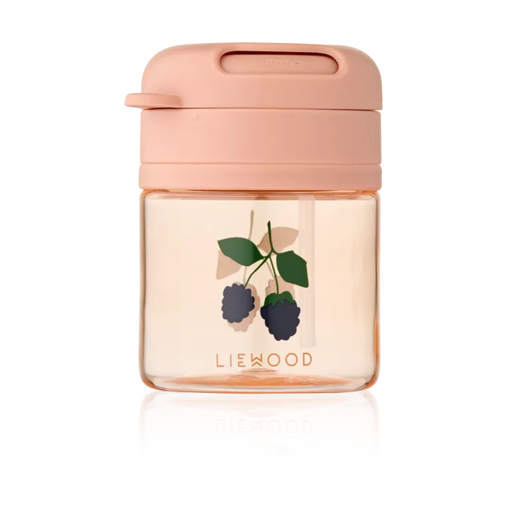 Pavia taza con pajita - Berry-Pale Toscana, 28 cl - Liewood
