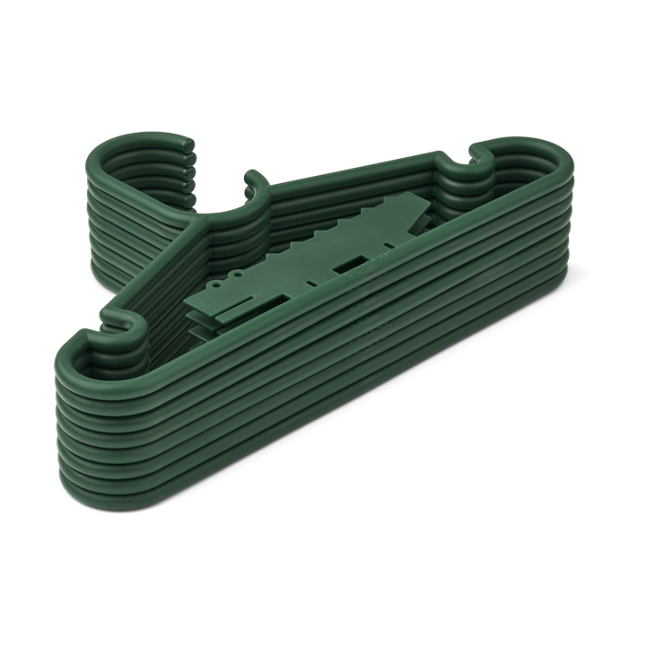 Percha cocodrilo Falton 8-pack - Garden green - Liewood