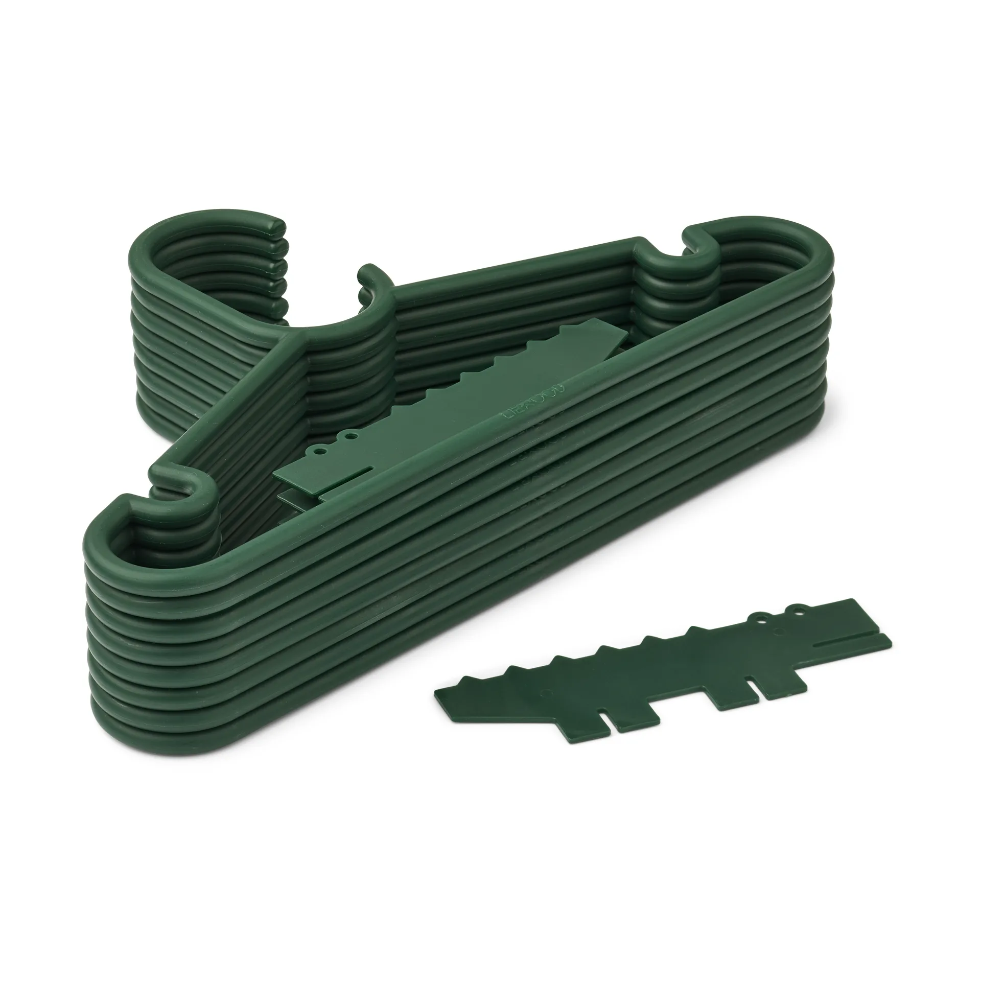 Percha cocodrilo Falton 8-pack, Garden green Liewood