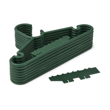 Percha cocodrilo Falton 8-pack - Garden green - Liewood