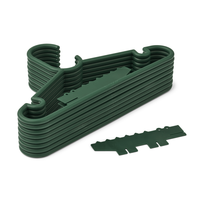 Percha cocodrilo Falton 8-pack, Garden green Liewood