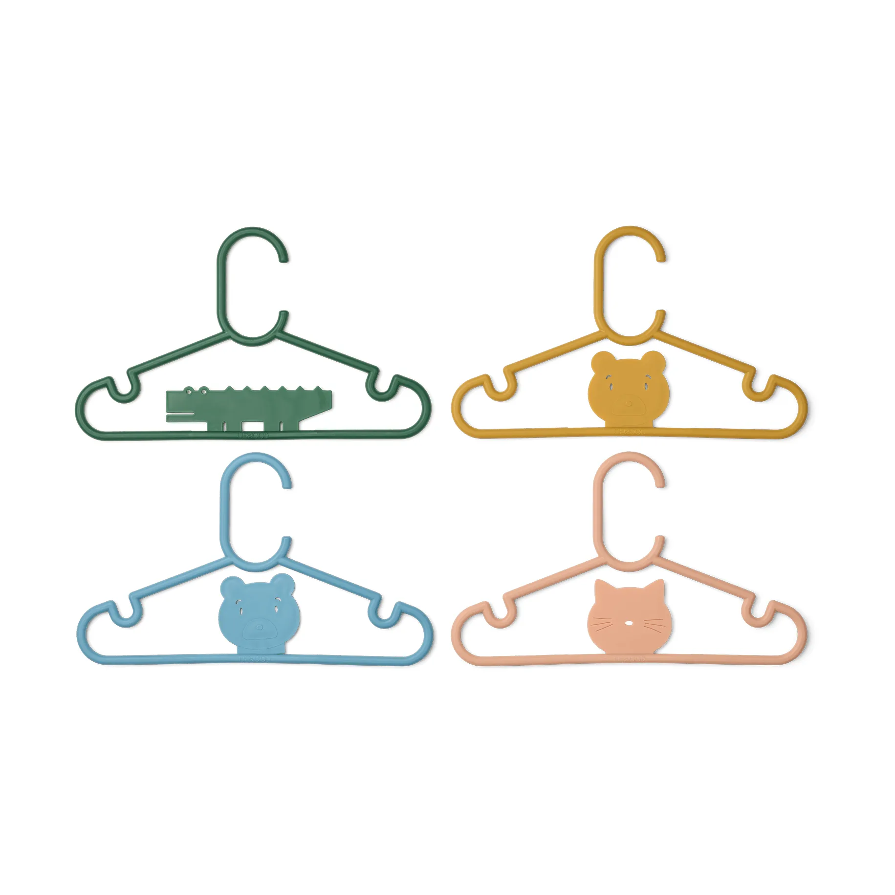 Perchero Falton Classic, Mezcla multi de yuzu, 8-pack Liewood