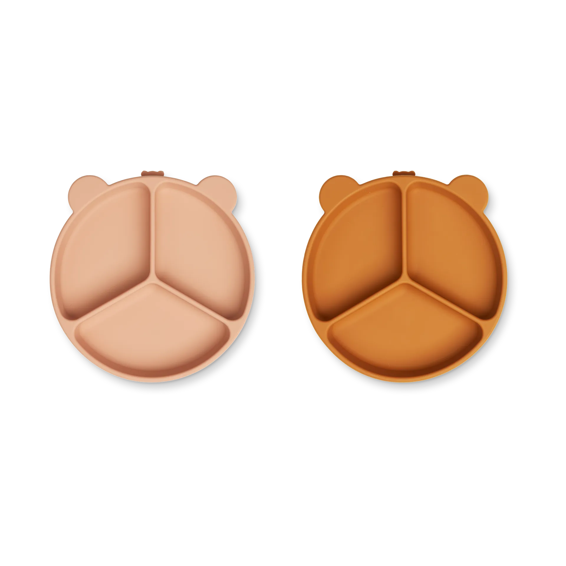 Plato infantil Stacy delad 2-pack, Mustard-tuscany rose mix Liewood