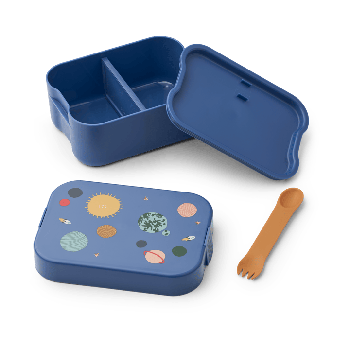 Set de lonchera impresa Chelsey 2 piezas, Universe-Classic navy Liewood