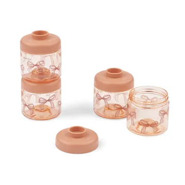 Tarritos para comida infantil Dominique 100 ml, 4-pack - Bows-Pale Tuscany - Liewood